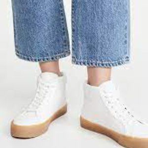 NWT Madewell High-Top Sneakers in Recycled Canvas